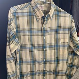 Vintage Puritan 14 s 4.5 press saver plaid shirt